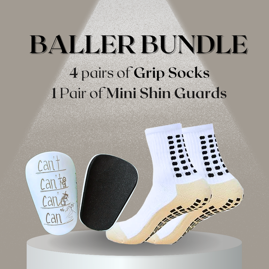 Grip Socks & Shin Guards Bundle