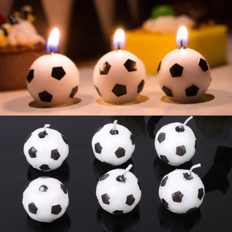 Soccer Ball Birthday Candles