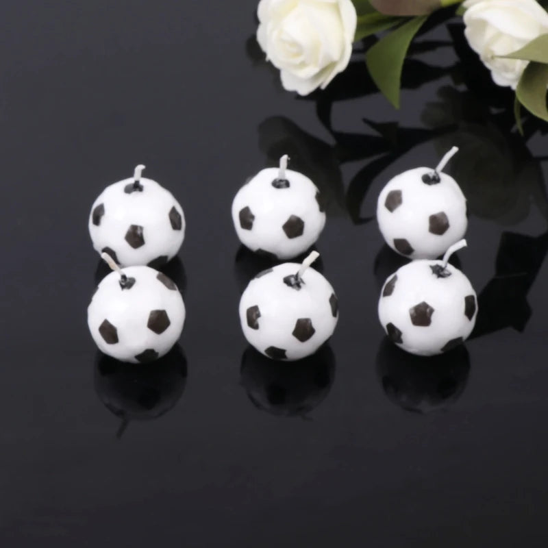 Soccer Ball Birthday Candles