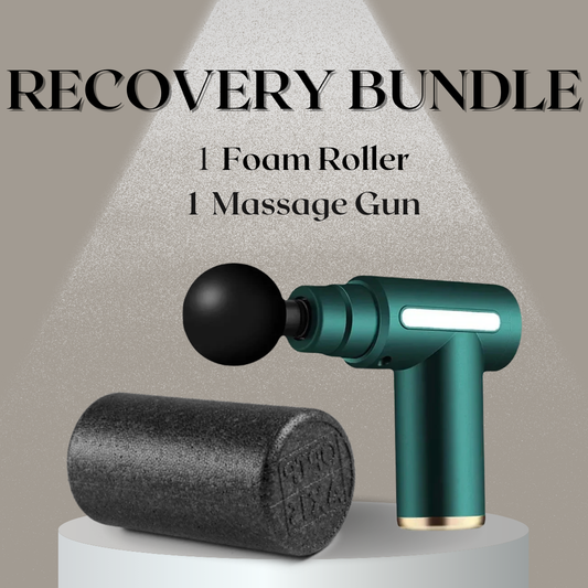 Massage Gun & Foam Roller Bundle