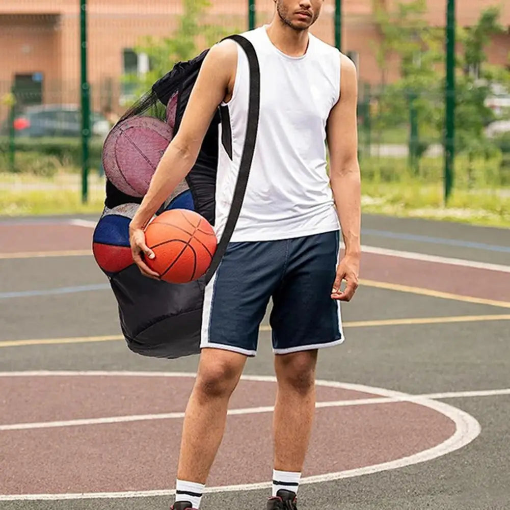 Drawstring Sports Ball Bag