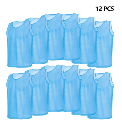 12 PCS Soccer Training Bib / Pinnie