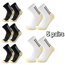 5 Pairs of Anti Slip Grip Socks