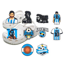 10pcs Messi Croc Jibbitz