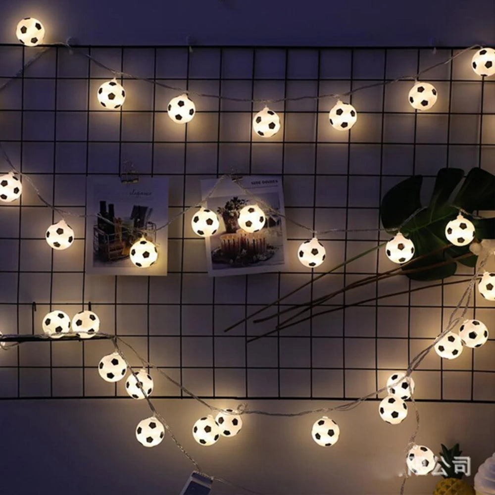 Soccer Ball String Lights