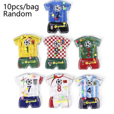 10pcs Soccer Themed Pinball