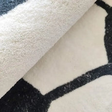 Soft Round Football/Soccer Floor Rug