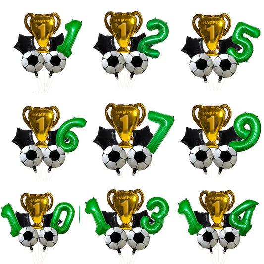 32-Inch Soccer Birthday Balloons