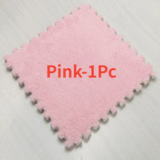 30 by 30cm Plush Puzzle Piece Rugs