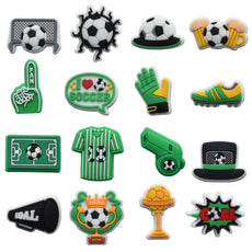 16 Pcs Soccer Croc Jibbitz