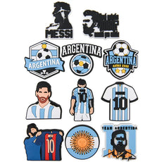 10pcs Messi Croc Jibbitz