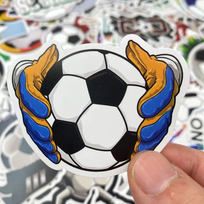 50-100 pcs Soccer Stickers Pack