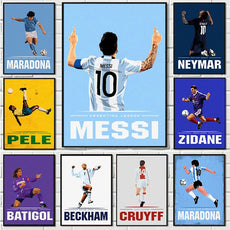 Sports Football Player Wall Art Poster