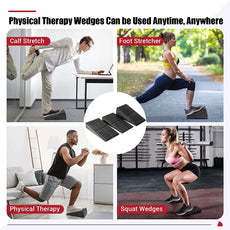 3Pcs/Set Yoga Bricks Squat Wedge Blocks