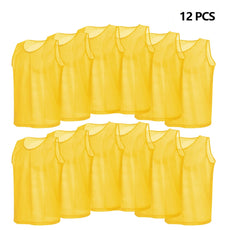 12 PCS Soccer Training Bib / Pinnie