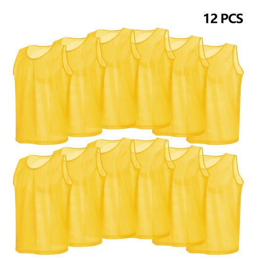 12 PCS Soccer Training Bib / Pinnie