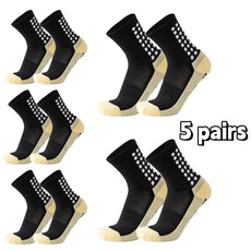 5 Pairs of Anti Slip Grip Socks