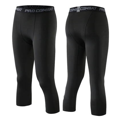 Elastic Sports Compression Tights