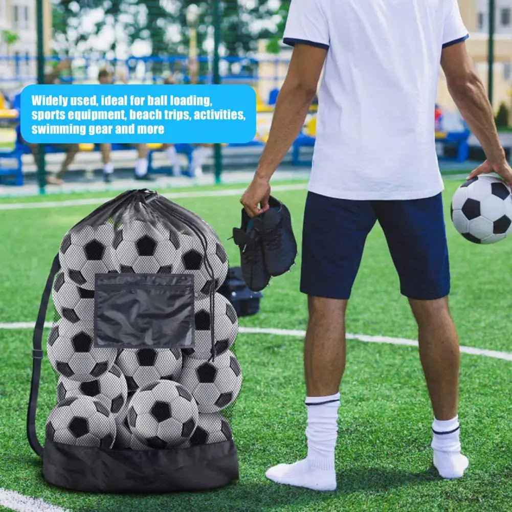 Drawstring Sports Ball Bag