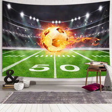 Football Field Wall Tapestry