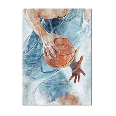 Football Soccer Poster Canvas - No Frame