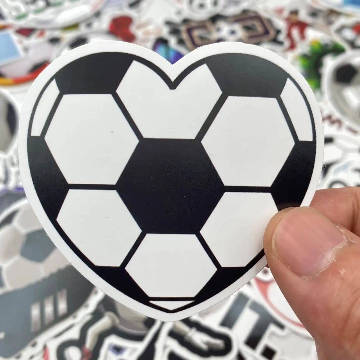 50-100 pcs Soccer Stickers Pack