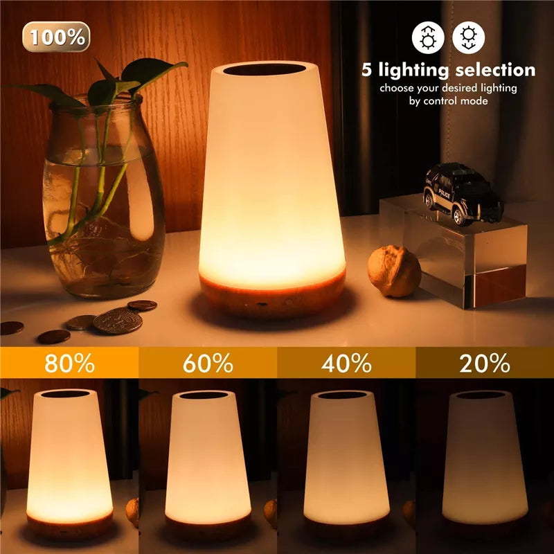 Color Changing Night Light with Remote Control & Touch