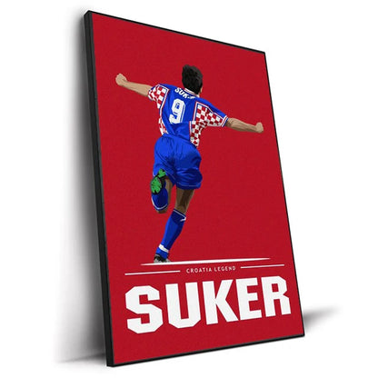 Sports Football Player Wall Art Poster