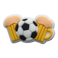 16 Pcs Soccer Croc Jibbitz