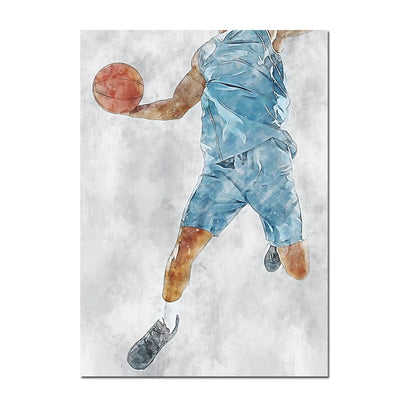 Football Soccer Poster Canvas - No Frame