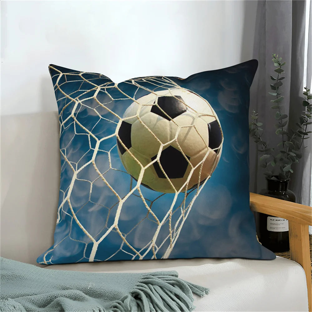 Football Print Pillowcase