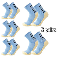 5 Pairs of Anti Slip Grip Socks