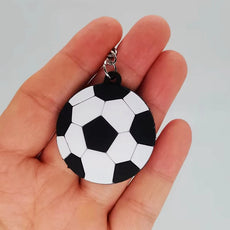 12-Piece Soccer Keychain Set