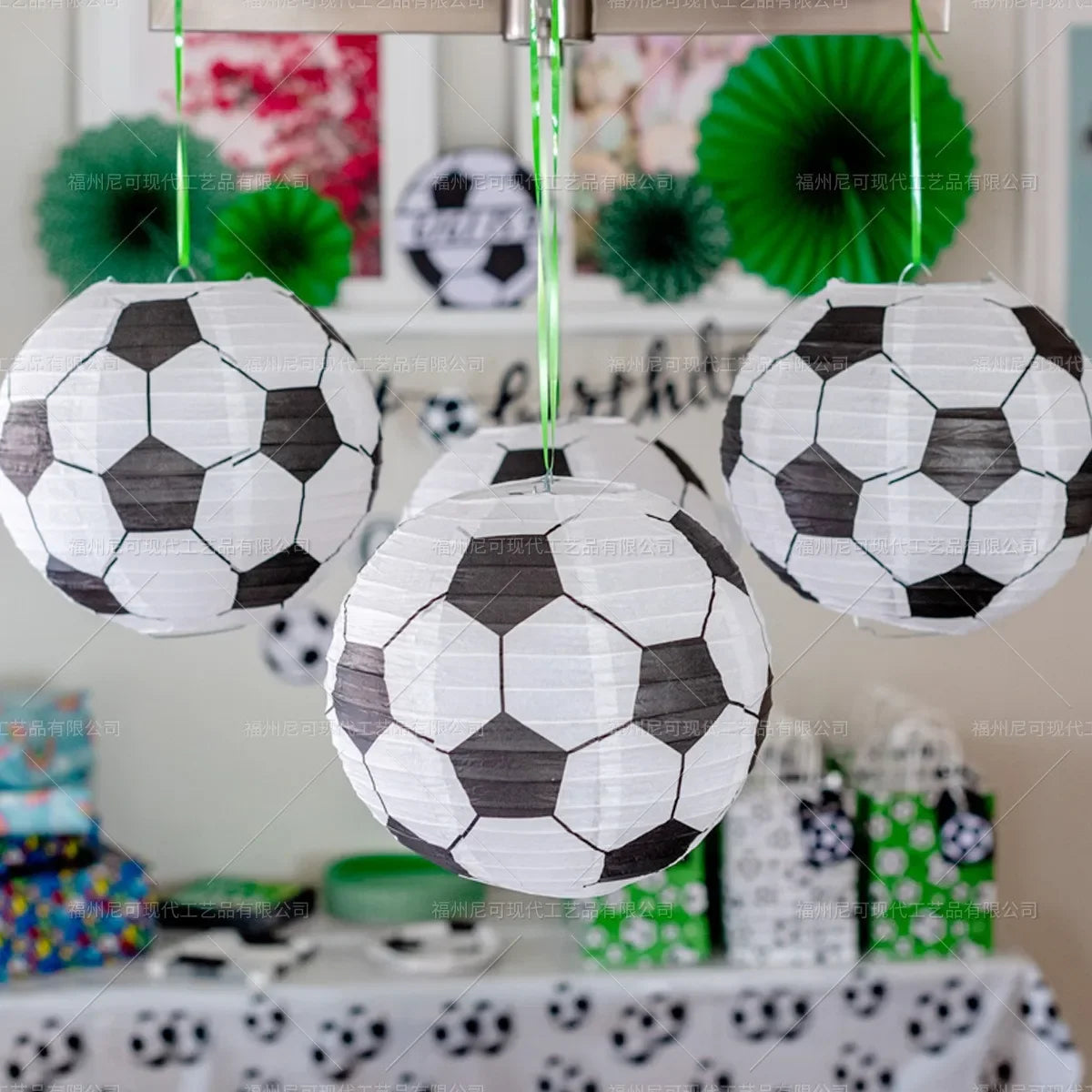 Soccer Paper Lanterns