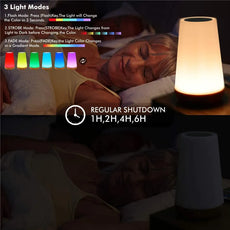 Color Changing Night Light with Remote Control & Touch
