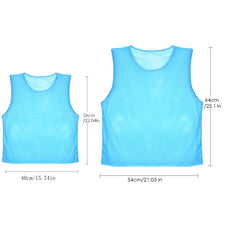 12 PCS Soccer Training Bib / Pinnie
