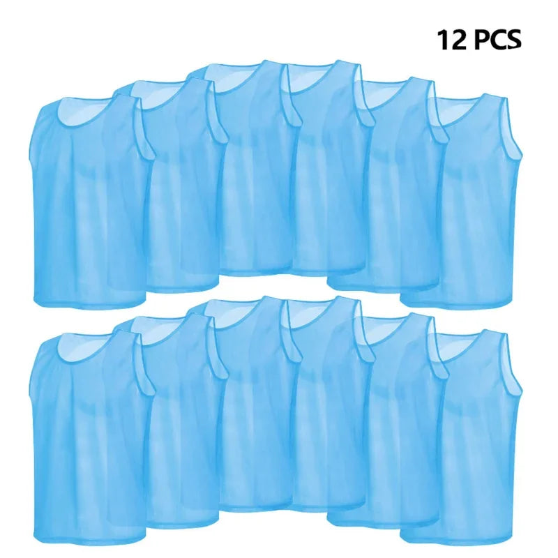 12 PCS Soccer Training Bib / Pinnie