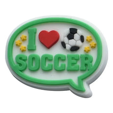 16 Pcs Soccer Croc Jibbitz