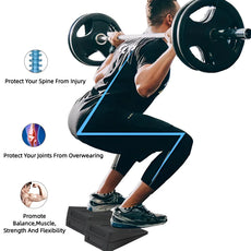 3Pcs/Set Yoga Bricks Squat Wedge Blocks