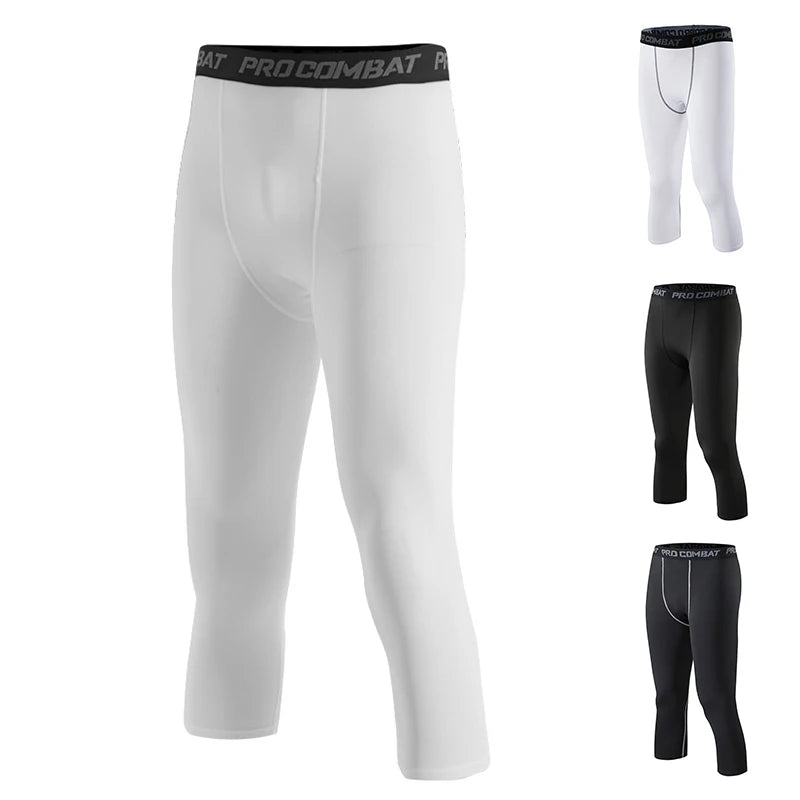 Elastic Sports Compression Tights