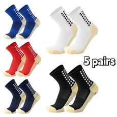 5 Pairs of Anti Slip Grip Socks
