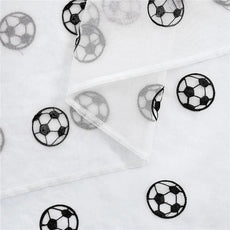 Cartoon Football Embroidery Curtains