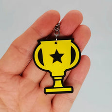 12-Piece Soccer Keychain Set