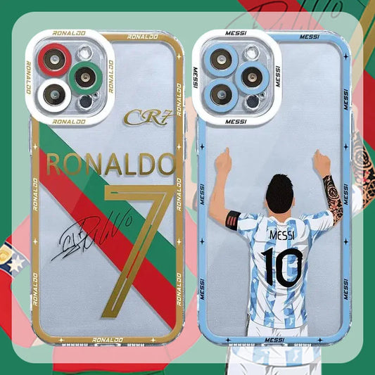 Ronaldo & Messi iPhone Case