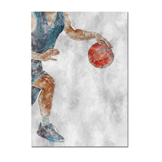 Football Soccer Poster Canvas - No Frame