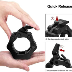 Quick Release Barbell Clamps